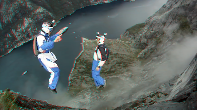3D Wingsuit Flying Video